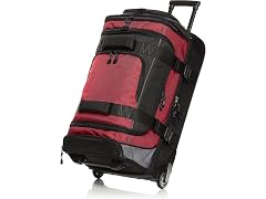 Amazon Basics Ripstop Wheeled Duffel (Red)