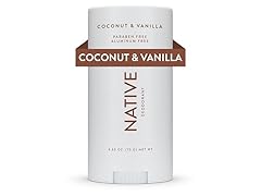 Native Deodorant Contain Coconut and Vanilla