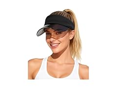 JANETSHATS UPF50+ Transparent Sun Visor