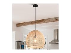 Parrot Uncle D3048 Medium 16" Handwoven Pendant Light