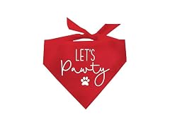 Let's Pawty Birthday Party Dog Bandana | 100