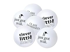 Amscan Bold Black & White Plastic Pong Balls