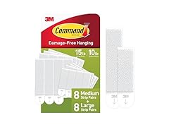 Command Command Picture Hanging Strips, 16 Pairs