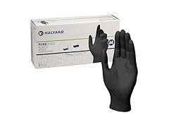 HALYARD PUREZERO Black Nitrile Exam Gloves XL