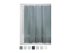 iDesign PEVA Shower Curtain Liner, Smoke