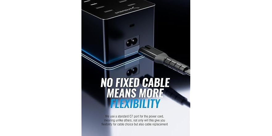 Sabrent 8 Port Charging Station W Lcd Display