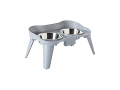 Gibson Home Wags N’ Whiskers 3 Pc Elevated Pet Bowl Set