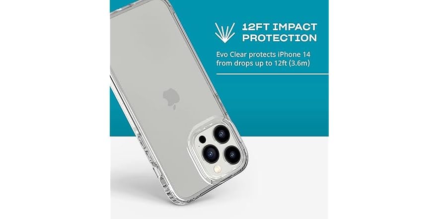 Tech21 IPhone 14 Plus Evo Clear Met MagSafe