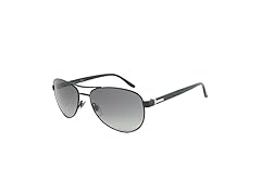 Gucci GG Dark Gunmetal Aviator Sunglasses