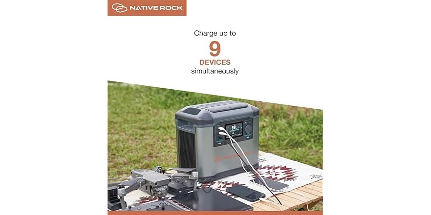 Snapper Rocks Power Station Native Rock NRP15 1500W Portable Power Station