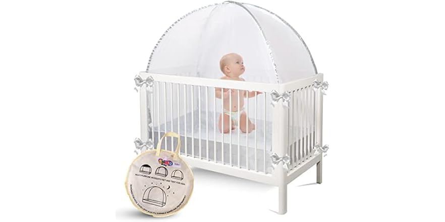 Protective Crib Tent Canopy for Babies