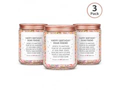 Happy Birthday Vanilla Candle 3-Pack