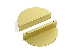 12 Pack Gold Drawer Handles Finger Pulls