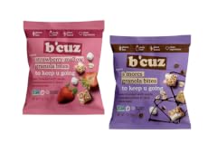 B'cuz Granola Bites | Strawberry S'mores