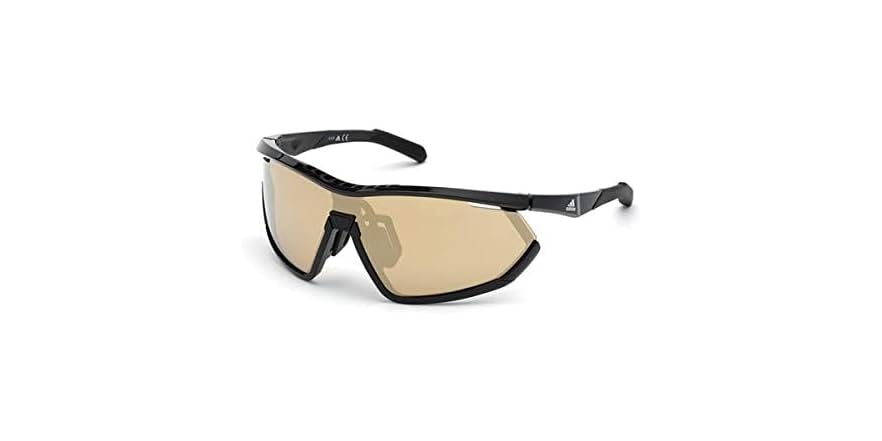 Adidas Unisex Shiny Black Sunglasses