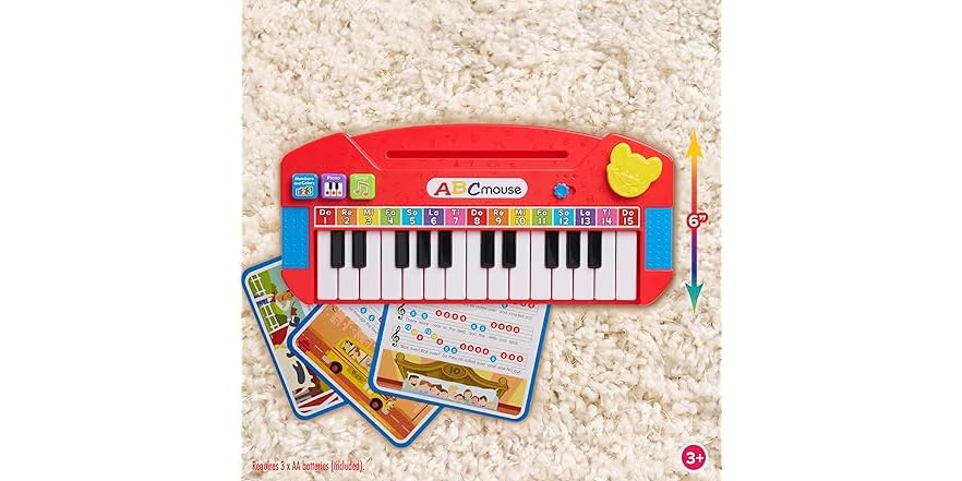 Abcmouse Music Note Just Play ABCmouse Play-Along Piano