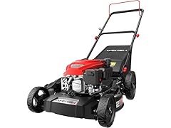 AMERISUN 21" Steel Deck Gas Lawn Mower, 3-in-1 Push Mower