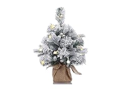 Pre-Lit Artificial Mini Christmas Tree,1
