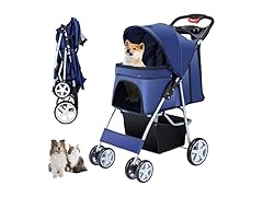 Navy Blue Pet Stroller