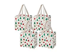 VENO 4 Pk Reusable Grocery Bags, 8.7 Gal