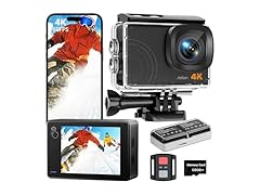 Euorosi Action Camera 4K 60FPS 48MP