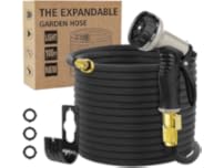 100ft Flexible Garden Hose With Nozzle