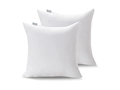 Acanva 2 Pack Square Throw Inserts