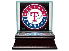 Glass Baseball Case w/ Team Logo