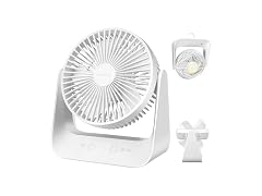 5000mAh 6-inch Desktop Fan for Home
