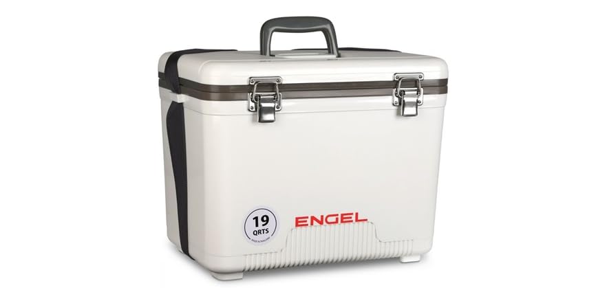 ENGEL 19qt Contenitore Termico Ermetico A Guscio Rigido - Bandiera Americana - Mantiene Ghiaccio 2 Giorni