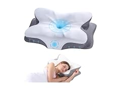 FEICO Cervical Neck Pillow - Memory Foam Pillo