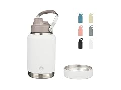 BJPKPK 64oz Insulated Water Bottles Milky White