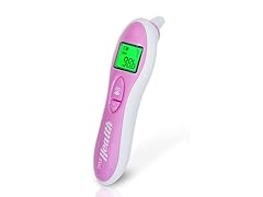 Bluetooth Ear Infrared Thermometer- Pink