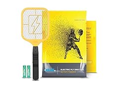 2-Pack Electric Fly Swatter Racket Square or Round