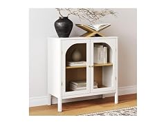 Nathan James Mason Cabinet, Wht/Oak