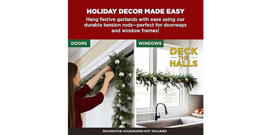 Zenna Home Tension Shower Curtain Rod 797621