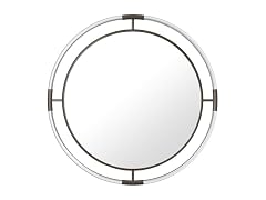 Chrome Acrylic & Metal Frame Mirror