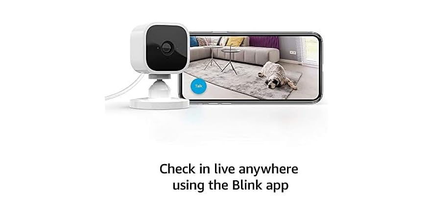 Mini Smart (NEW) Blink Mini - Compact indoor plug-in smart security camera