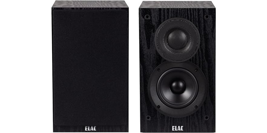 (NEW) ELAC 4" Passive Wired Bookshelf Speakers