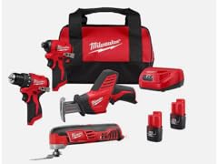 Milwaukee 3494-24 M12 4-Tool Combo Kit