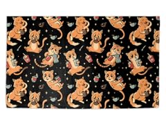 "Cats and Coffee" 3' x 2' Rug
