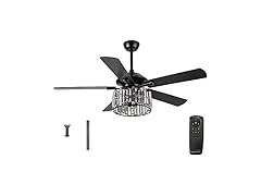Parrot Uncle F6305BK110V 52in Modern Ceiling Fan
