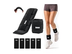 ZELUS Adjustable Ankle Weights 10lbs set