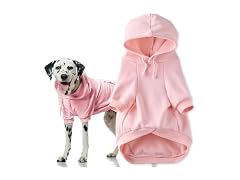 Pet Passion Rocky II Dog Hoodie, Pink, X-Large