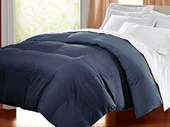 Egyptian Cotton Down Alternative Comforter - Navy