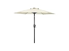 Simple Deluxe 7.5ft Patio Umbrella White