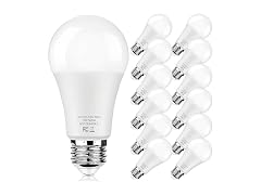 Brightever 12-Pack 5000K LED Light Bulbs