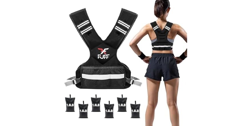 FUFF Adjustable Weighted Vest