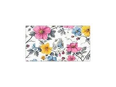  Floral Quad Toggle Switch Cover 4Gang