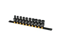 DEWALT DWMT45445 10pc 3/8in drive metric impact socket